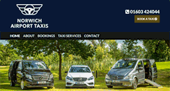 Desktop Screenshot of norwichairporttaxis.com